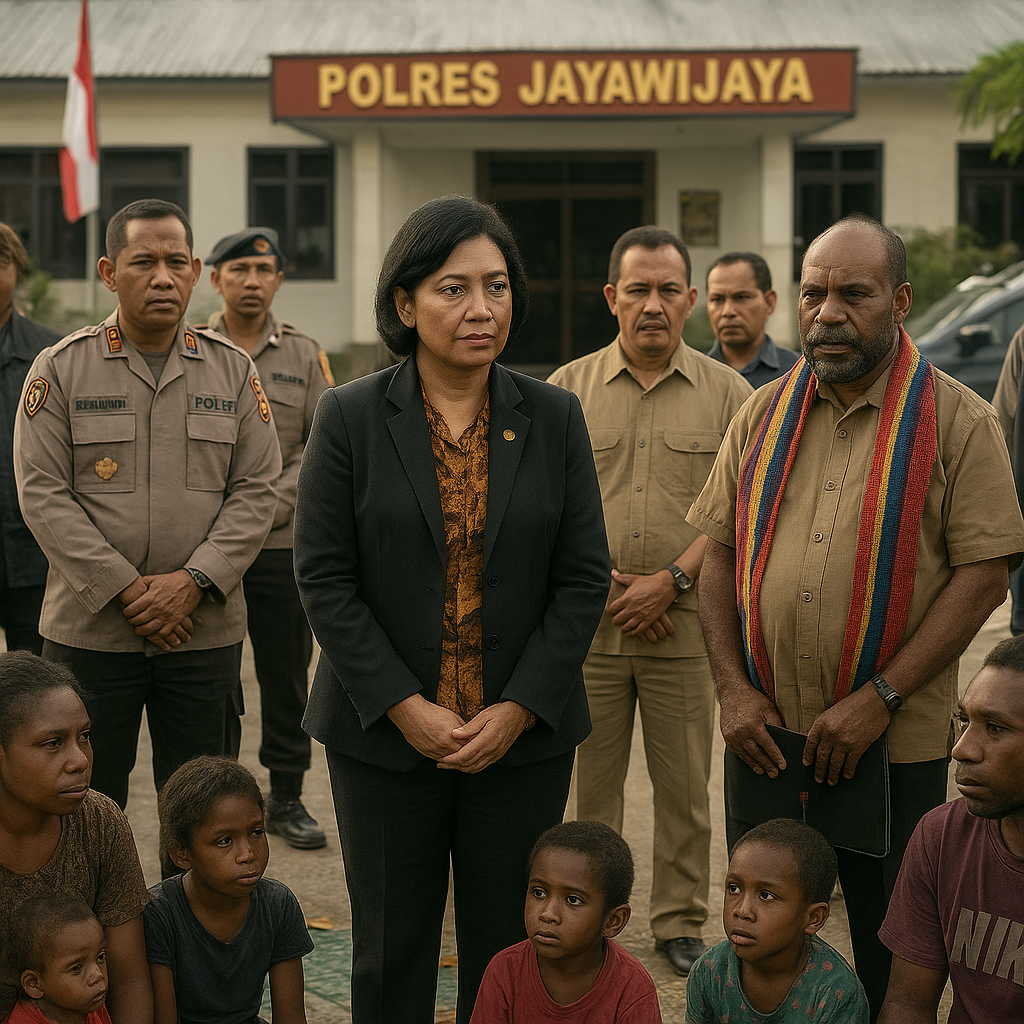 Wamendagri Ribka Pastikan Penanganan Pengungsi Jayawijaya Terkoordinasi
