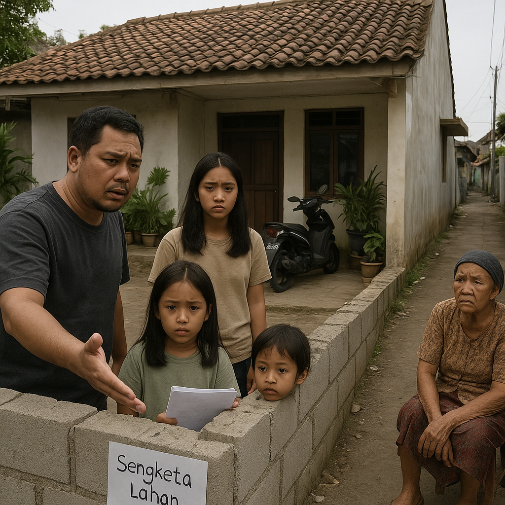 Sekeluarga di Pondok Aren Tangsel Terkurung Tembok Imbas Sengketa Lahan