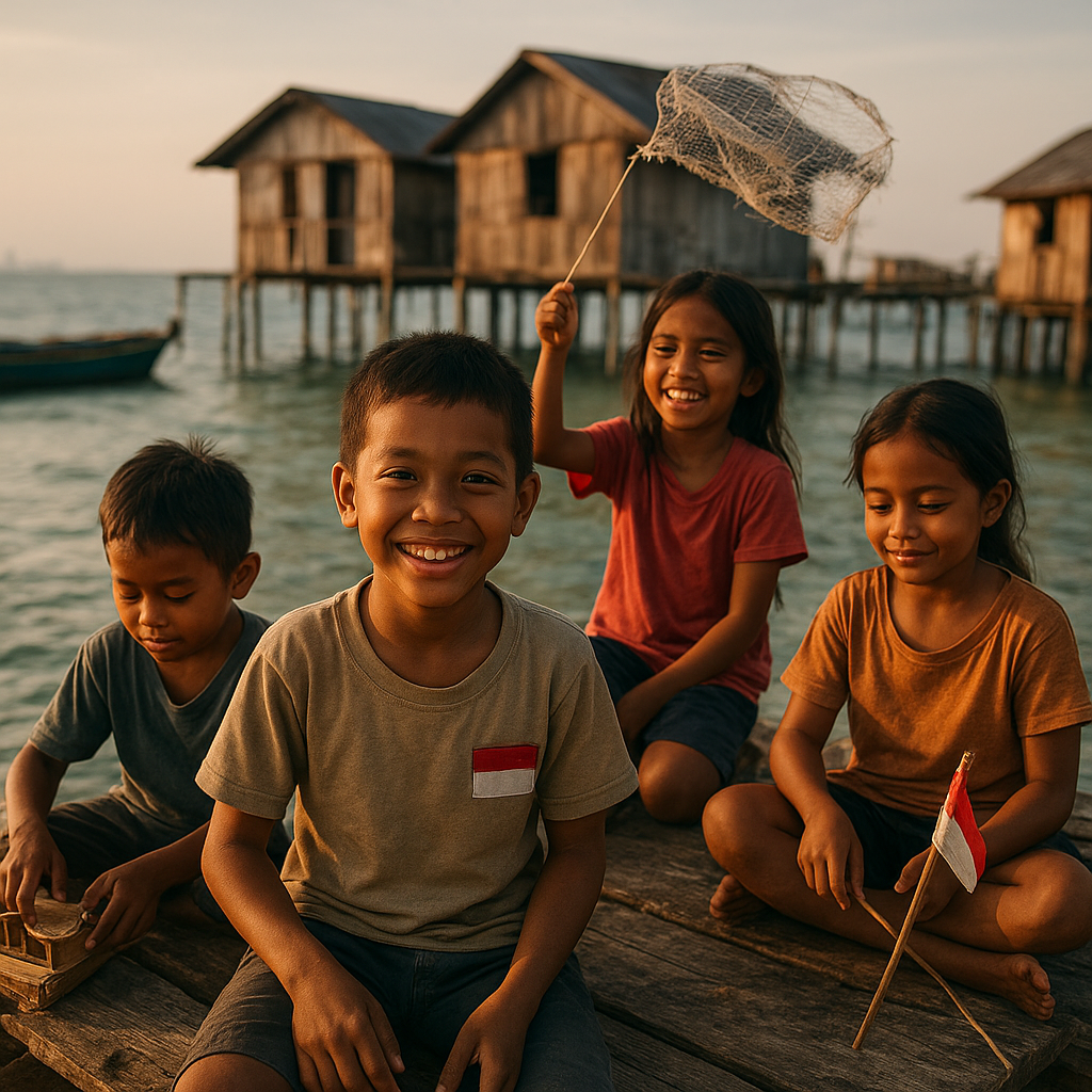 Senyum di Balik Keterbatasan: Dokumenter Kehidupan Anak-anak Pulau Nipa, Perbatasan Singapura
