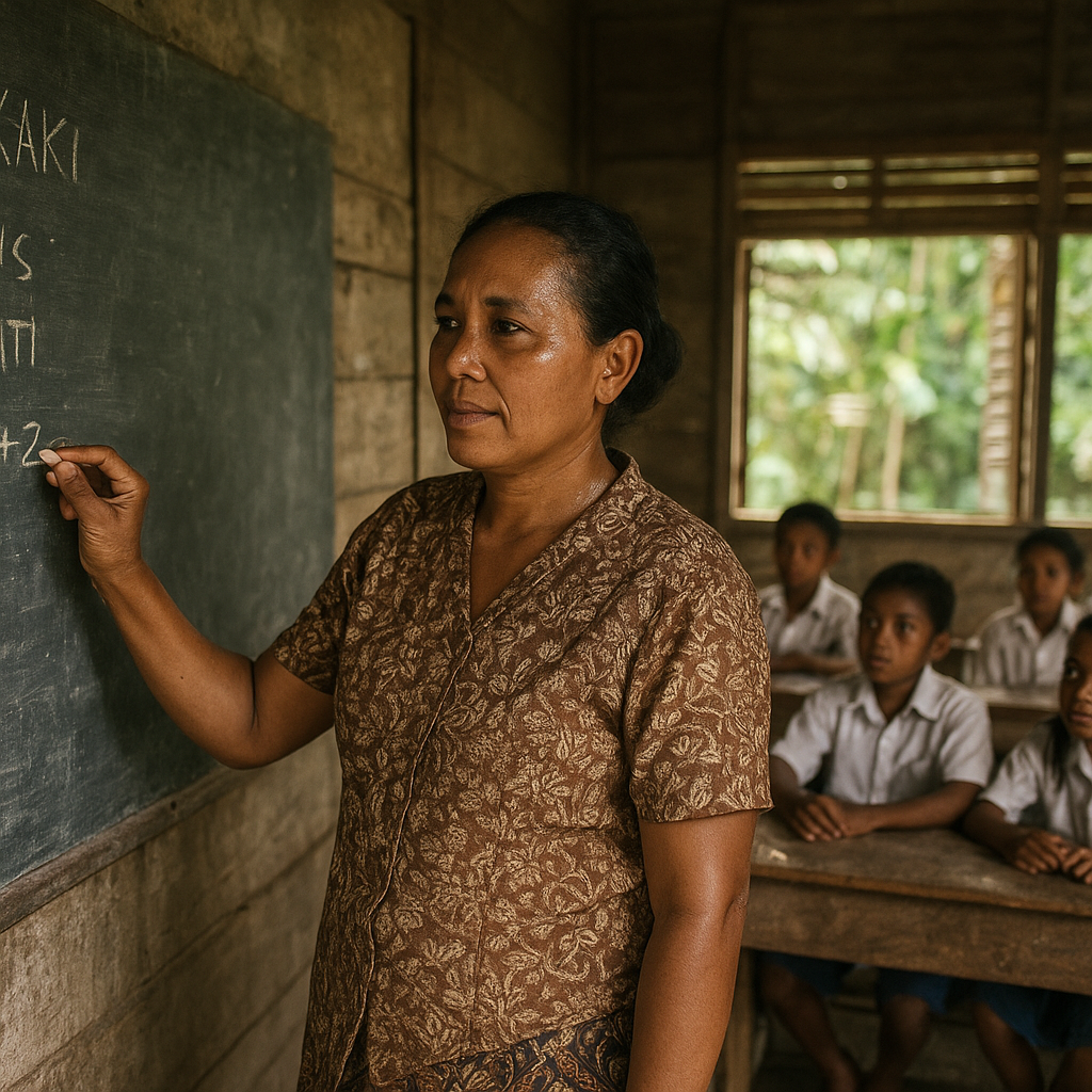 Suara Guru Honor di SKOU: Mengajar dengan Peluh di Sekolah Ujung Negeri Papua