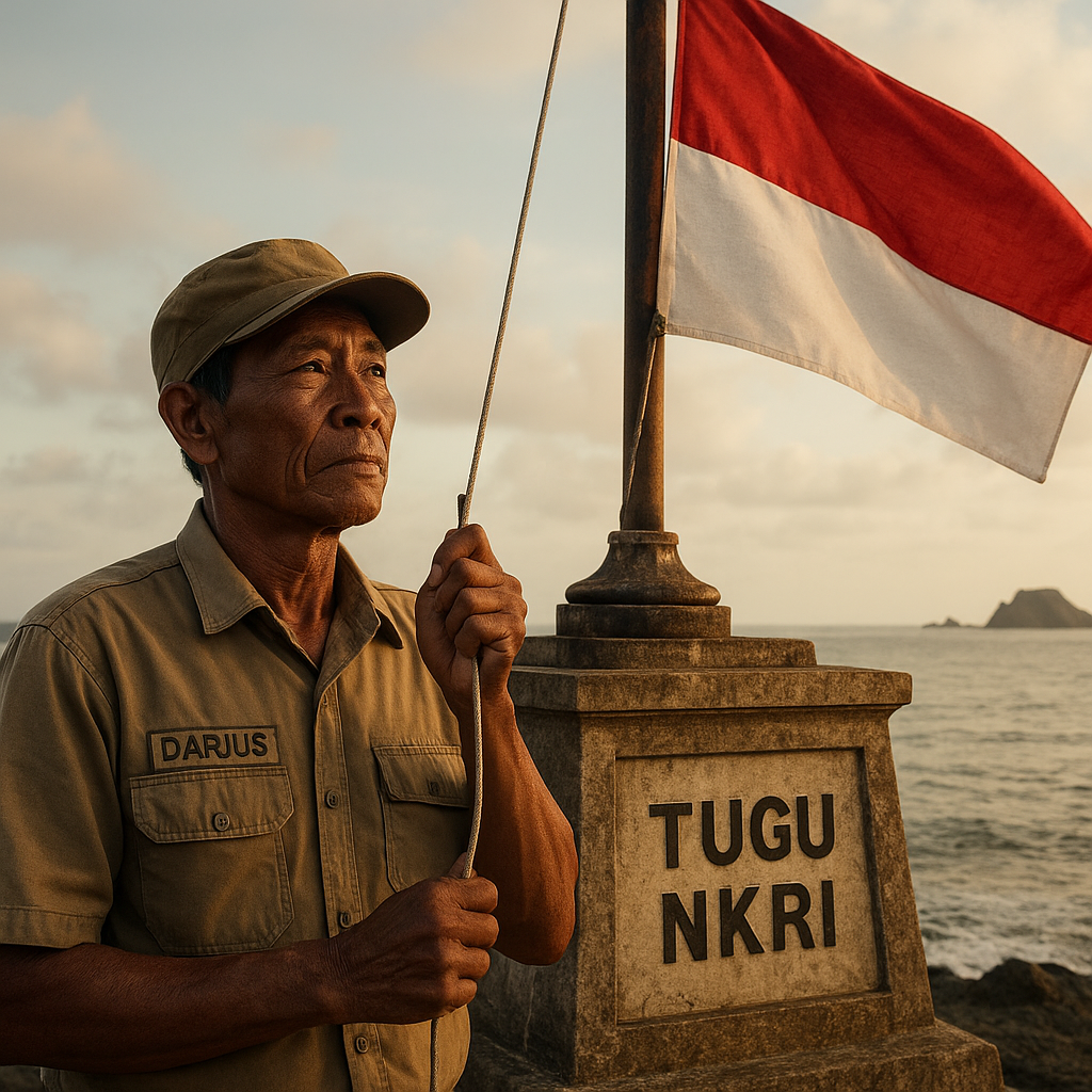 Kisah Bapak Darius, Penjaga Tugu NKRI di Pulau Rondo Aceh