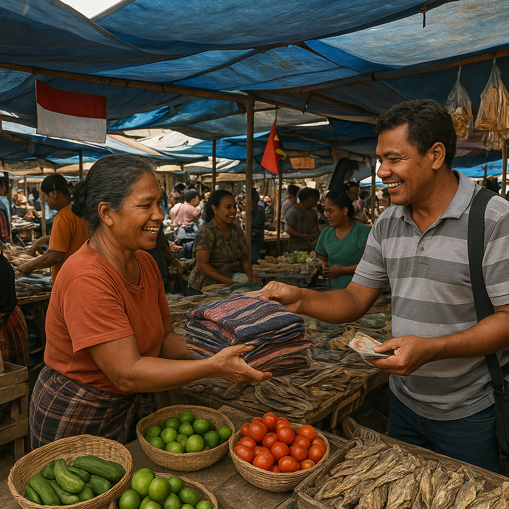 Pasar Perbatasan di Atambua Ramai oleh Barang dari Timor Leste