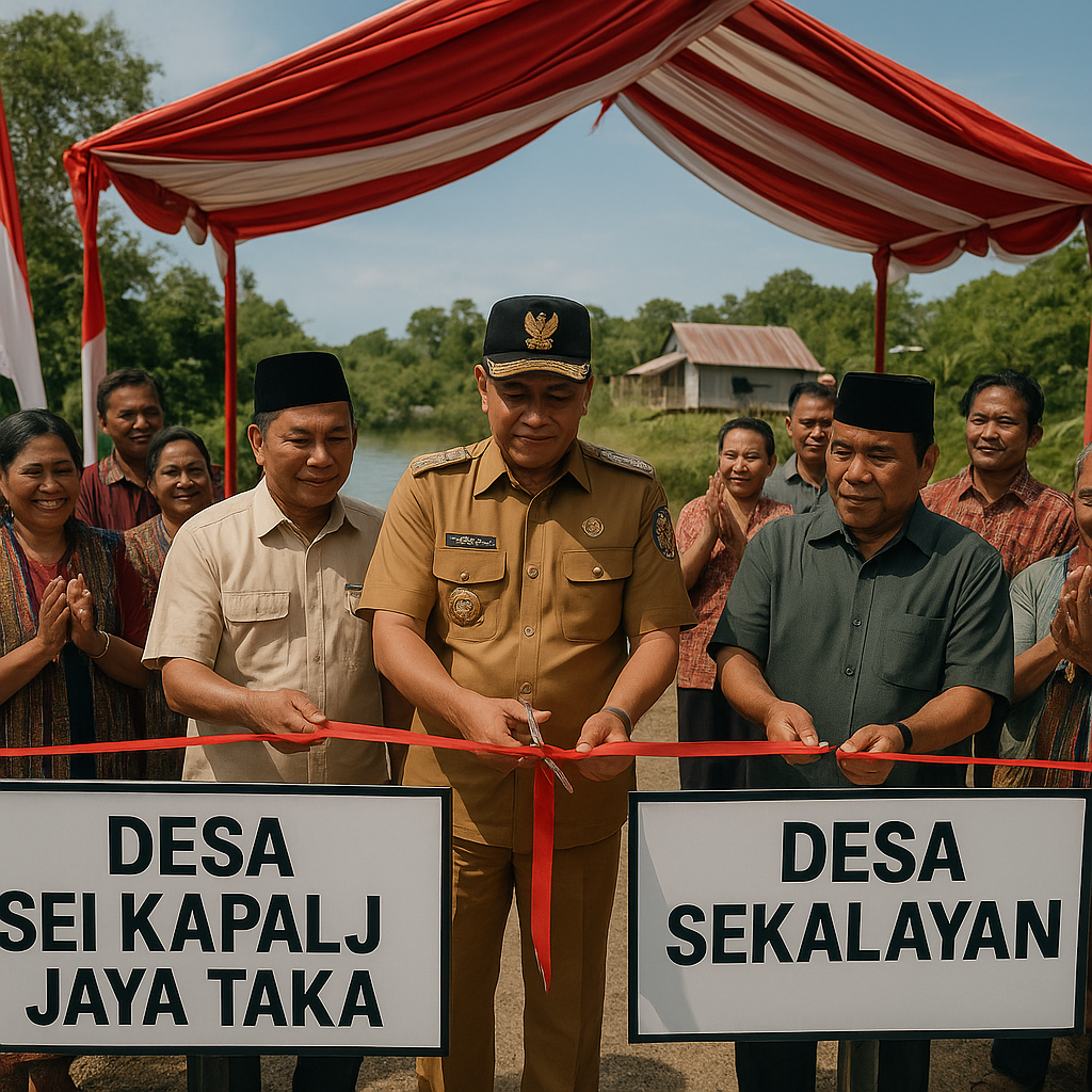 Resmikan 2 Desa Baru, Bupati Nunukan Harap Pelayanan di Perbatasan RI-Malaysia Lebih Mudah