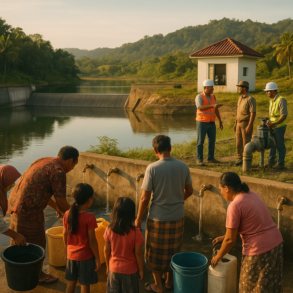 Waduk Penyangga di Pulau Sebatik Mulai Beroperasi, Atasi Kelangkaan Air Bersih