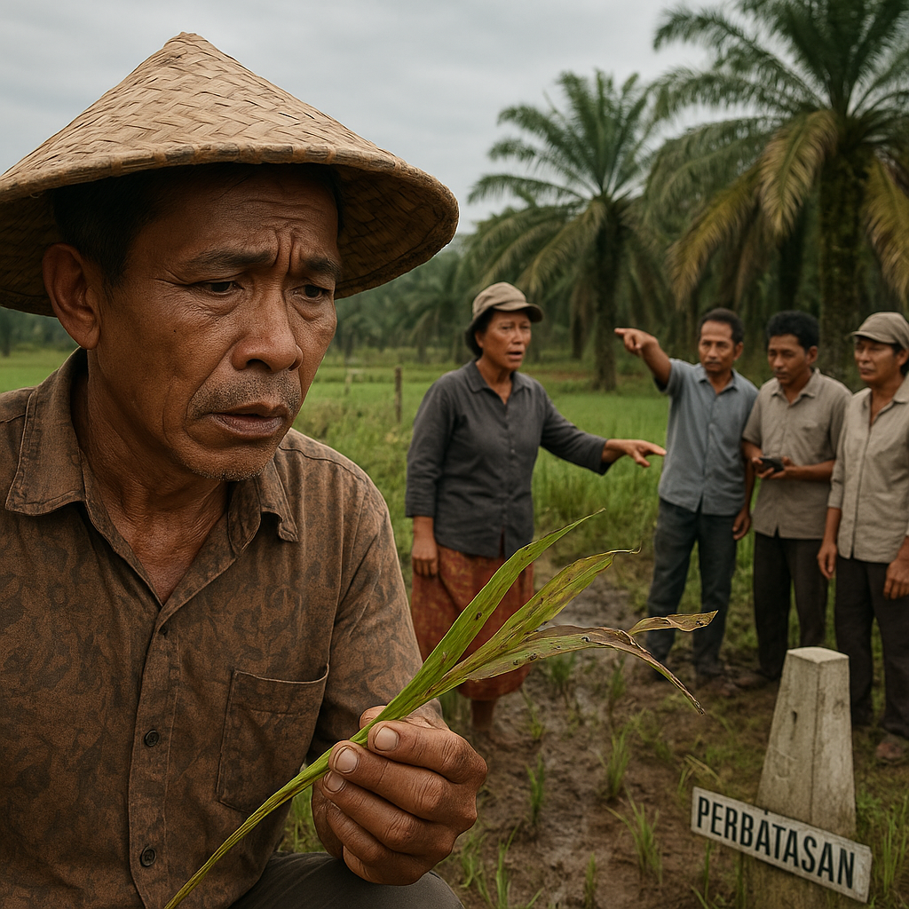 Petani Perbatasan di Kalimantan Barat Mengeluhkan Serangan Hama dari Luar Negeri yang Tak Terkendali