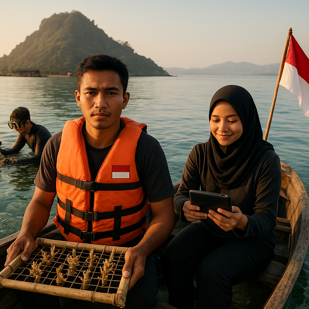 Menjaga Garis Pantai dengan Karang: Kisah Pemuda Pulau Marore yang Jadi Penjaga Terumbu Karang Perbatasan