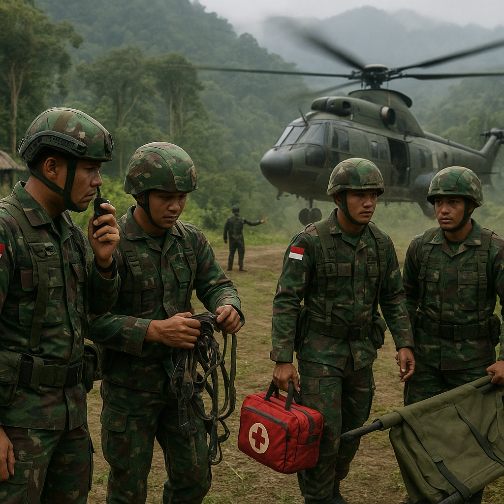 TNI Siapkan Pasukan dan Alutsista untuk Evakuasi 8 Pendulang Emas yang Dibunuh OPM