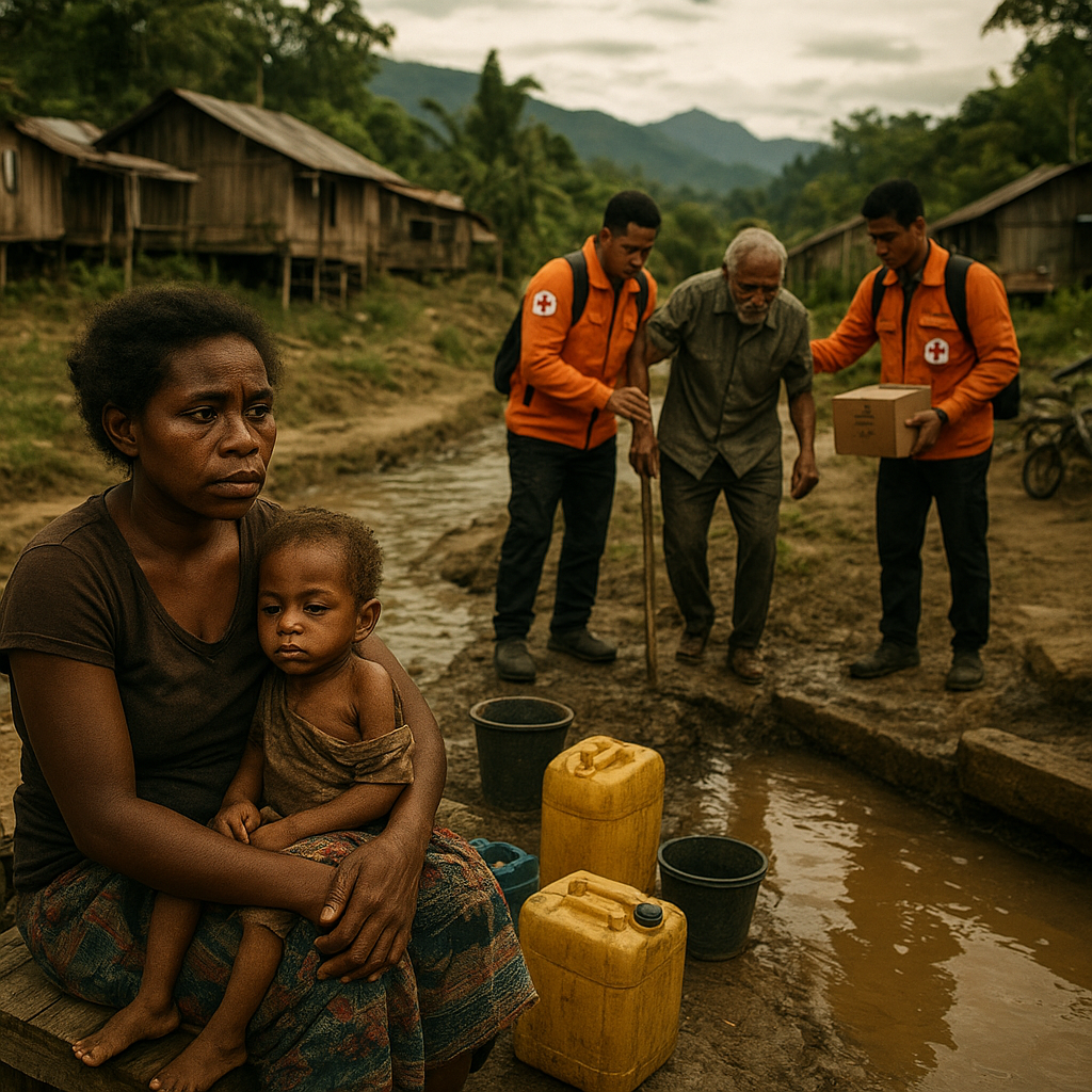 Diare Melanda Kampung Perbatasan Papua, Akses Air Bersih Masih Mimpi