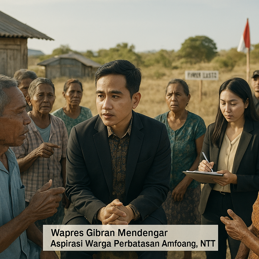 Wapres Gibran Mendengar 8 Aspirasi Warga Perbatasan Amfoang NTT