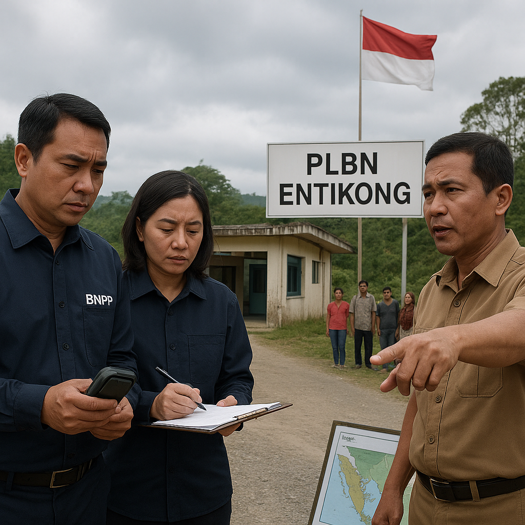 BNPP RI Ukur IPKP PPKP Entikong, Petakan Capaian dan Tantangan Pembangunan Perbatasan
