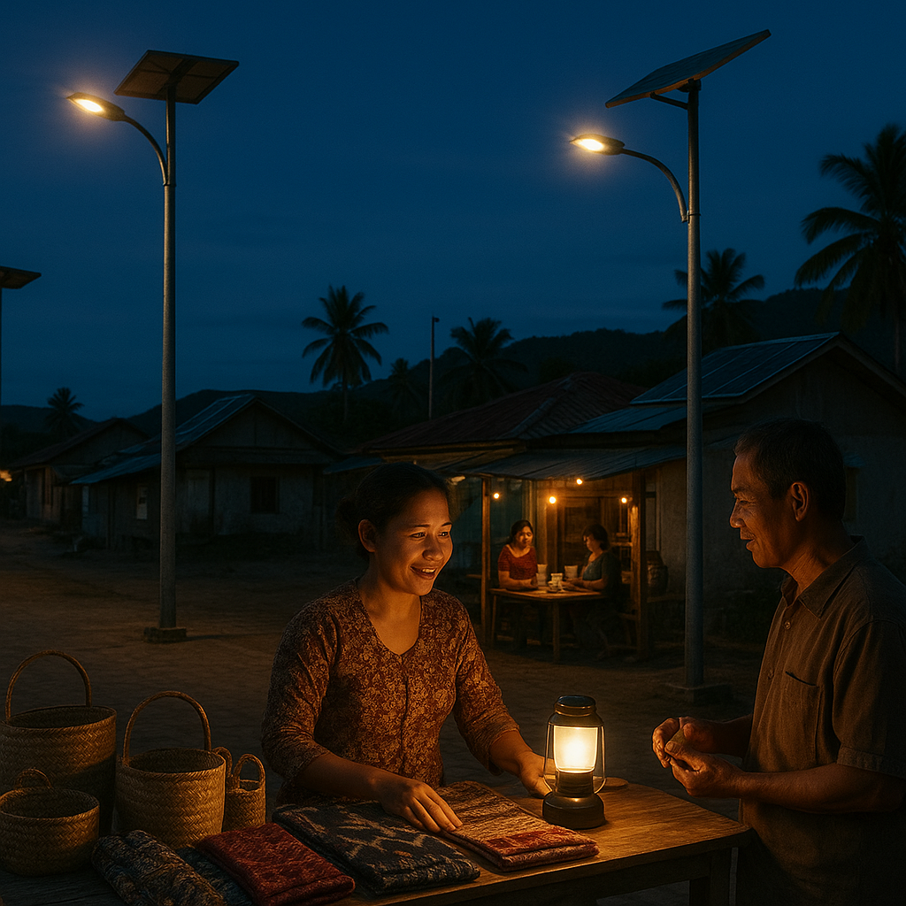 Warga Pulau Rote Manfaatkan PLTS untuk Terangi Malam dan Gerakkan Ekonomi
