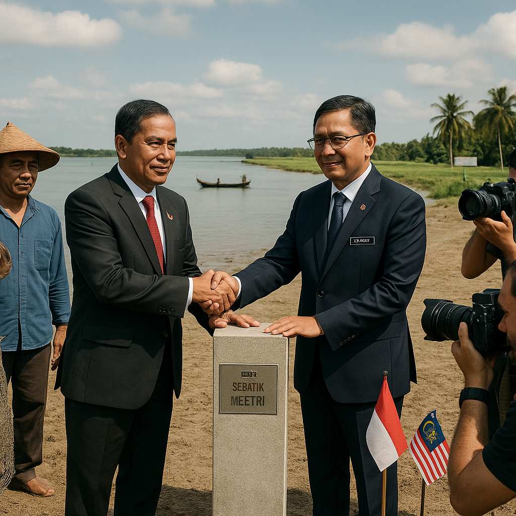 Indonesia Resmi Tambah Wilayah 127,3 Hektare di Sebatik