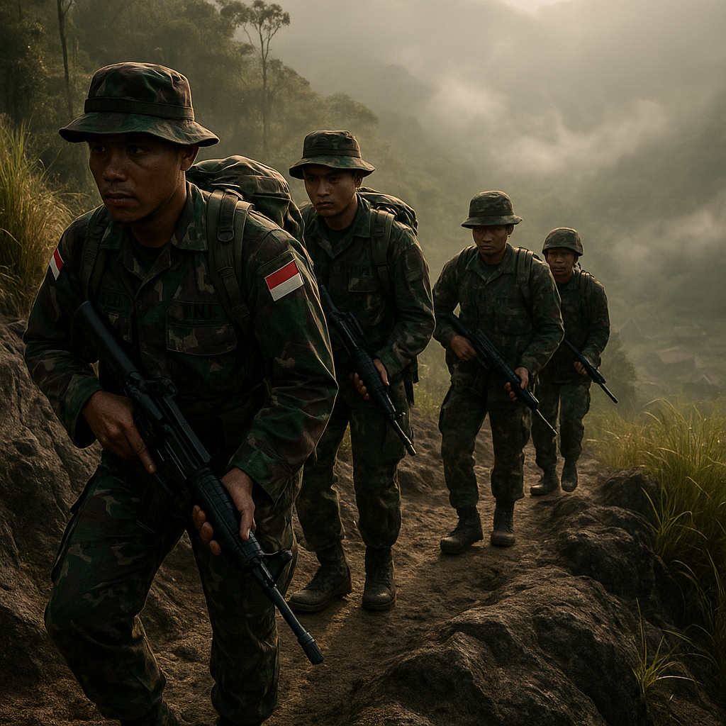 Patroli TNI di Pegunungan Bintang: Menjaga Nyawa di Medan Berat