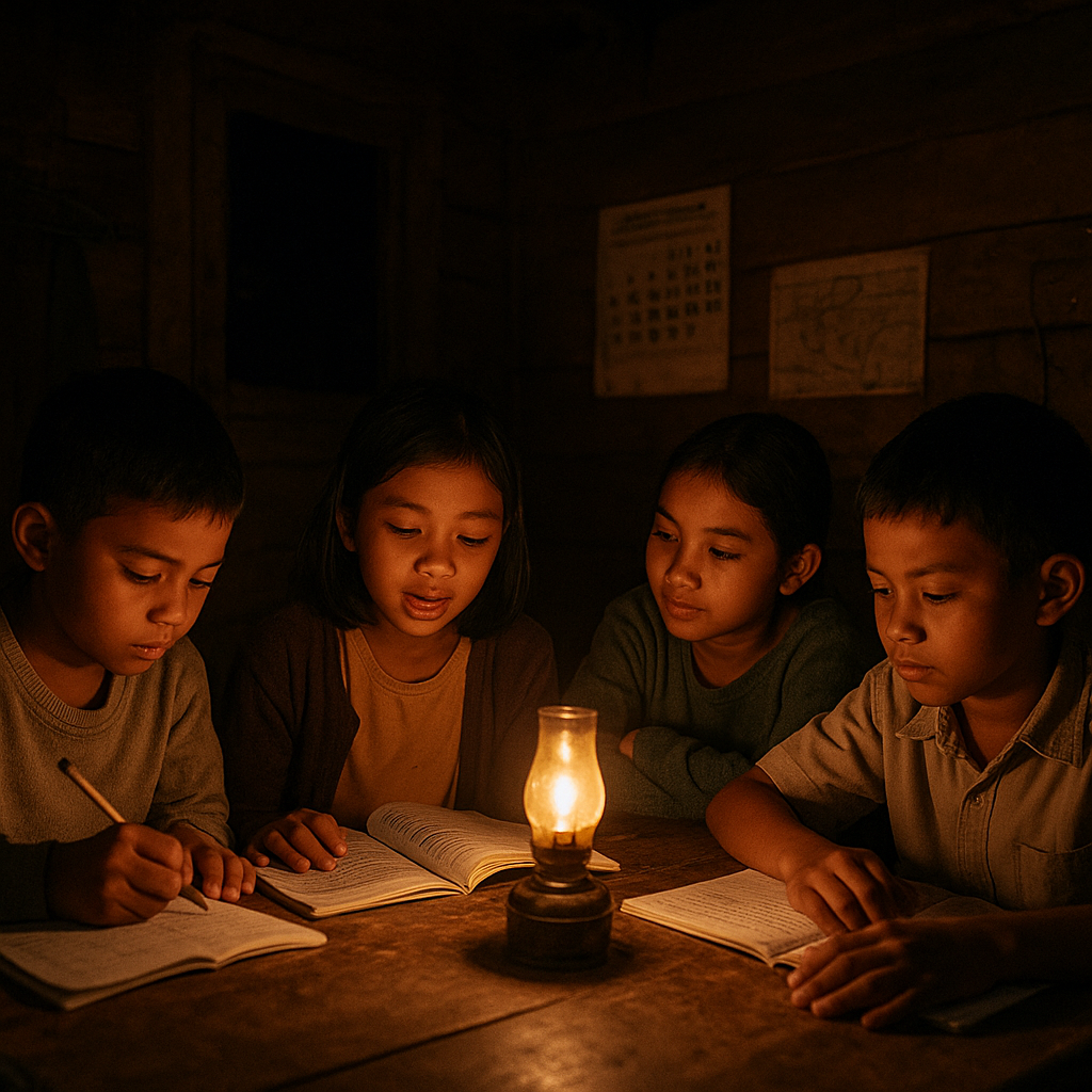 Lampu dan Listrik: Kisah Anak-Anak di Perbatasan yang Belajar dengan Tekad