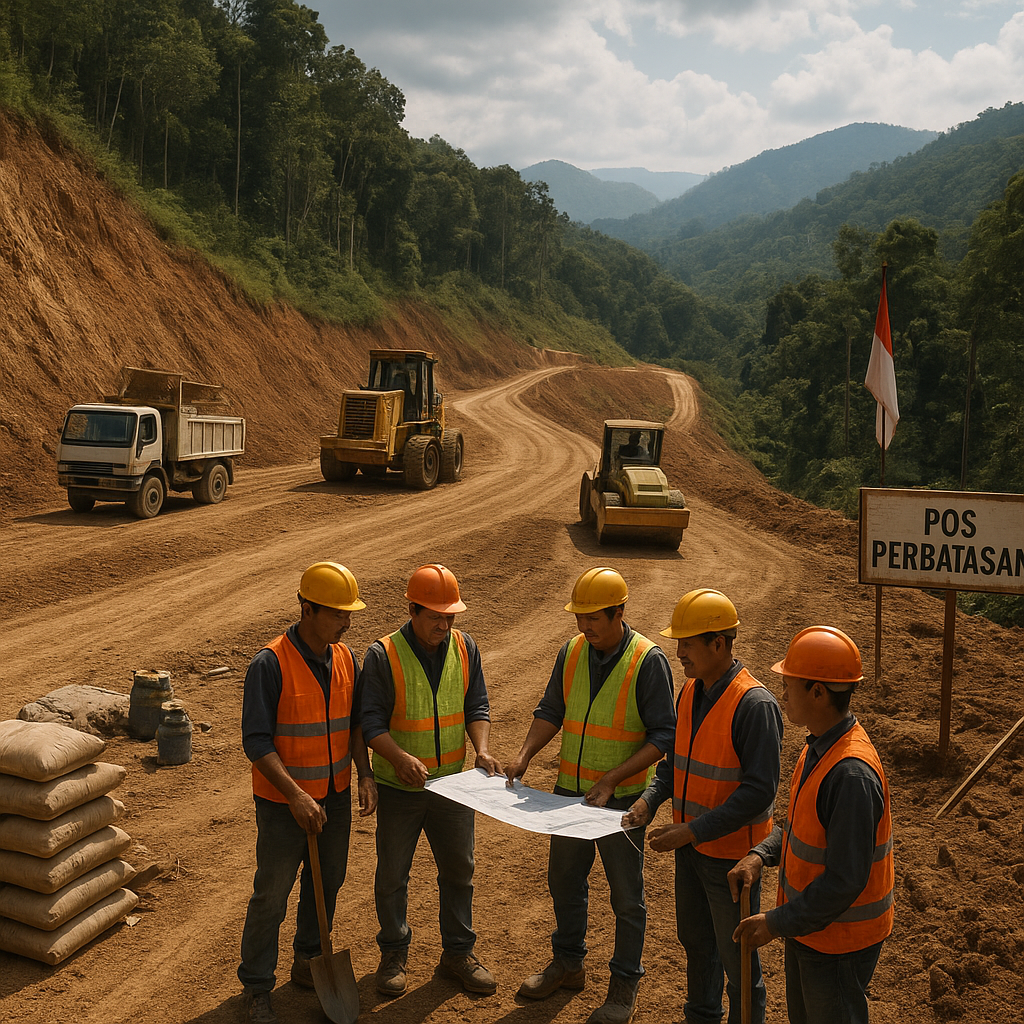 Infrastruktur untuk Koneksi: Proyek Jalan Baru di Daerah Perbatasan