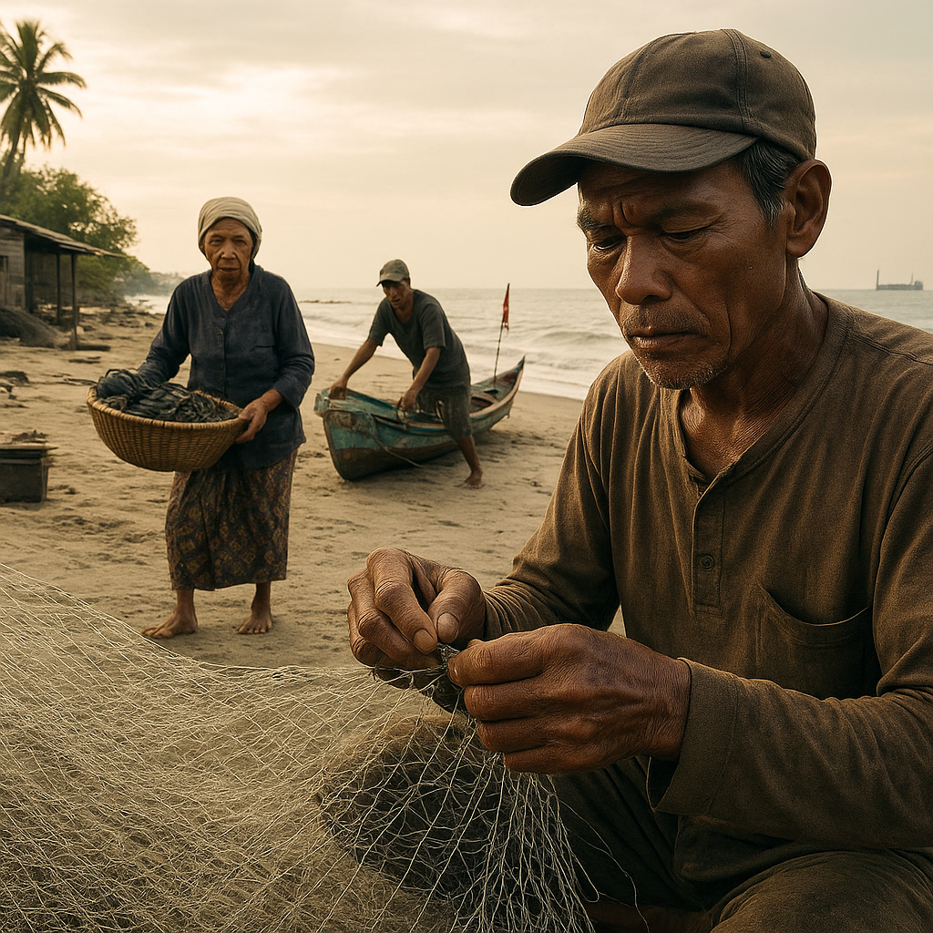 Potret Garis Depan: Kehidupan Nelayan di Pantai Terluar