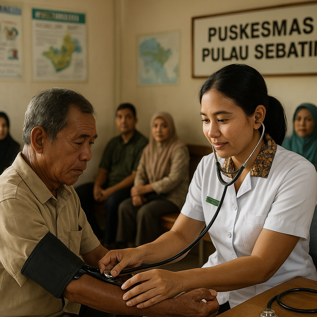 Kisah Perawat di Puskesmas Pulau Sebatik: Merawat Warga Dua Negara
