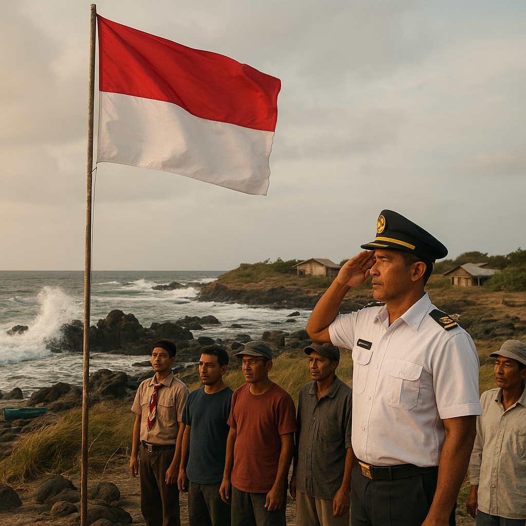 Upacara Bendera di Pulau Ndana: Kebanggaan di Titik Selatan Nusantara