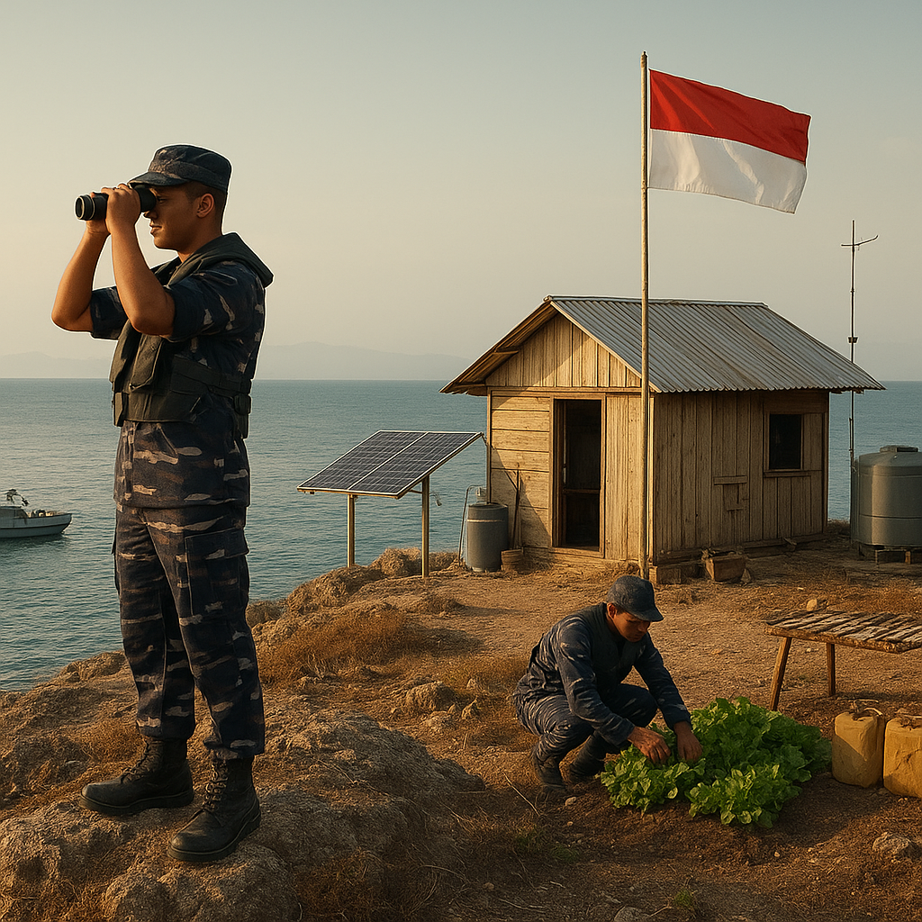 Pos TNI AL di Pulau Marampit: Menjaga Perairan Strategis di Laut Sulawesi