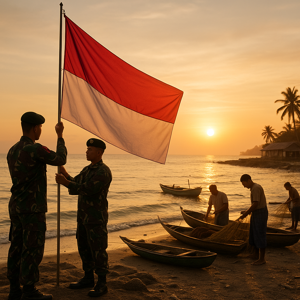 Matahari Terbit dari Selat Miangas: Potret Pagi Para Penjaga Tapal Batas