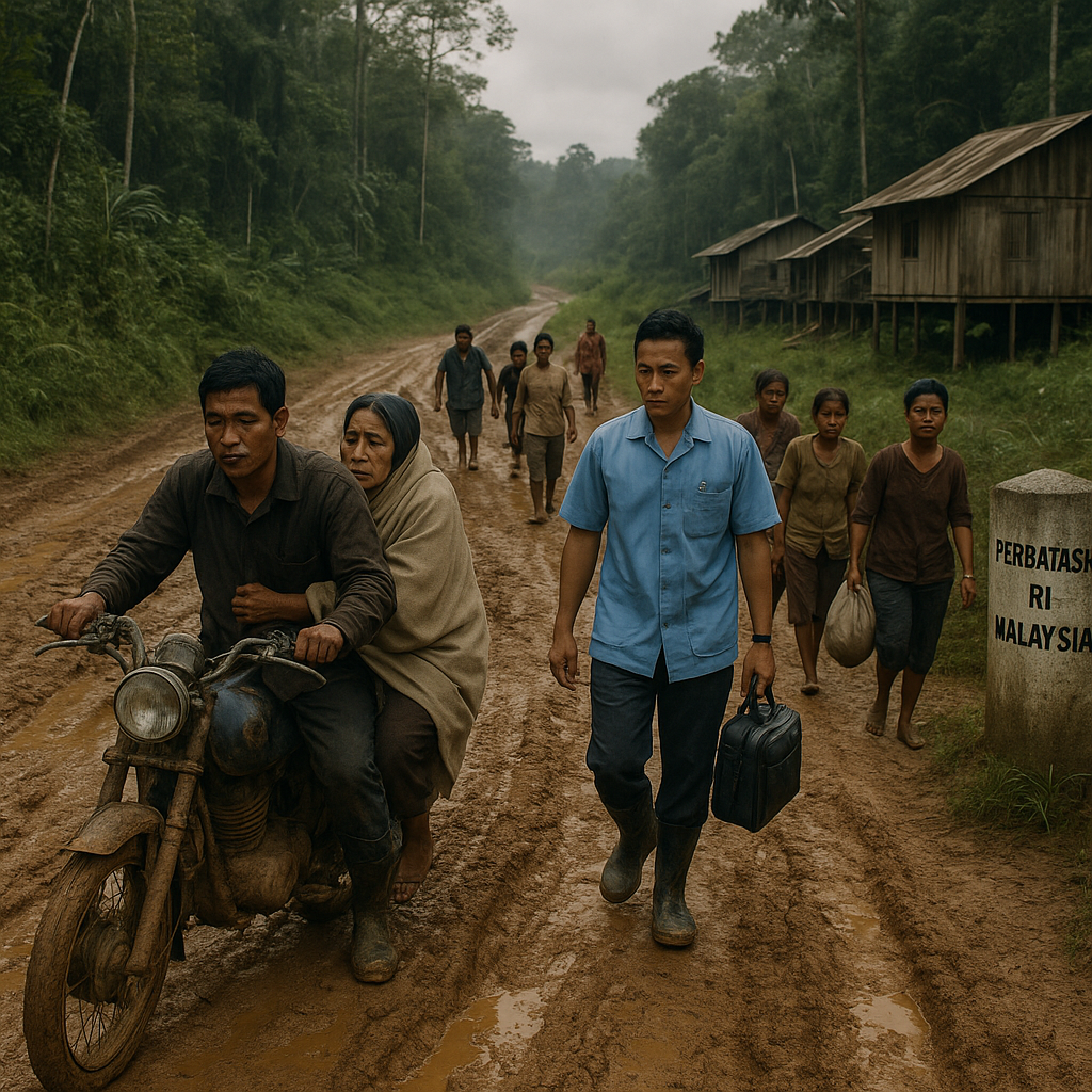 Jalan Berliku Menuju Long Bawan: Kisah Aspal dan Air Mata di Perbatasan Kalimantan