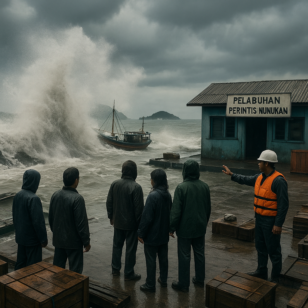 Pelabuhan Perintis di Nunukan: Gerbang yang Terkadang Tertutup Ombak