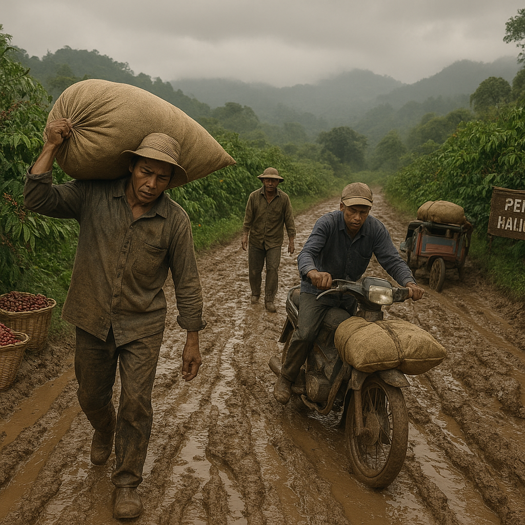 Kisah Petani Kopi di Perbatasan Halimun-Salako: Hasil Melimpah, Tapi Jalan Rusak Buat Pemasaran Terhambat