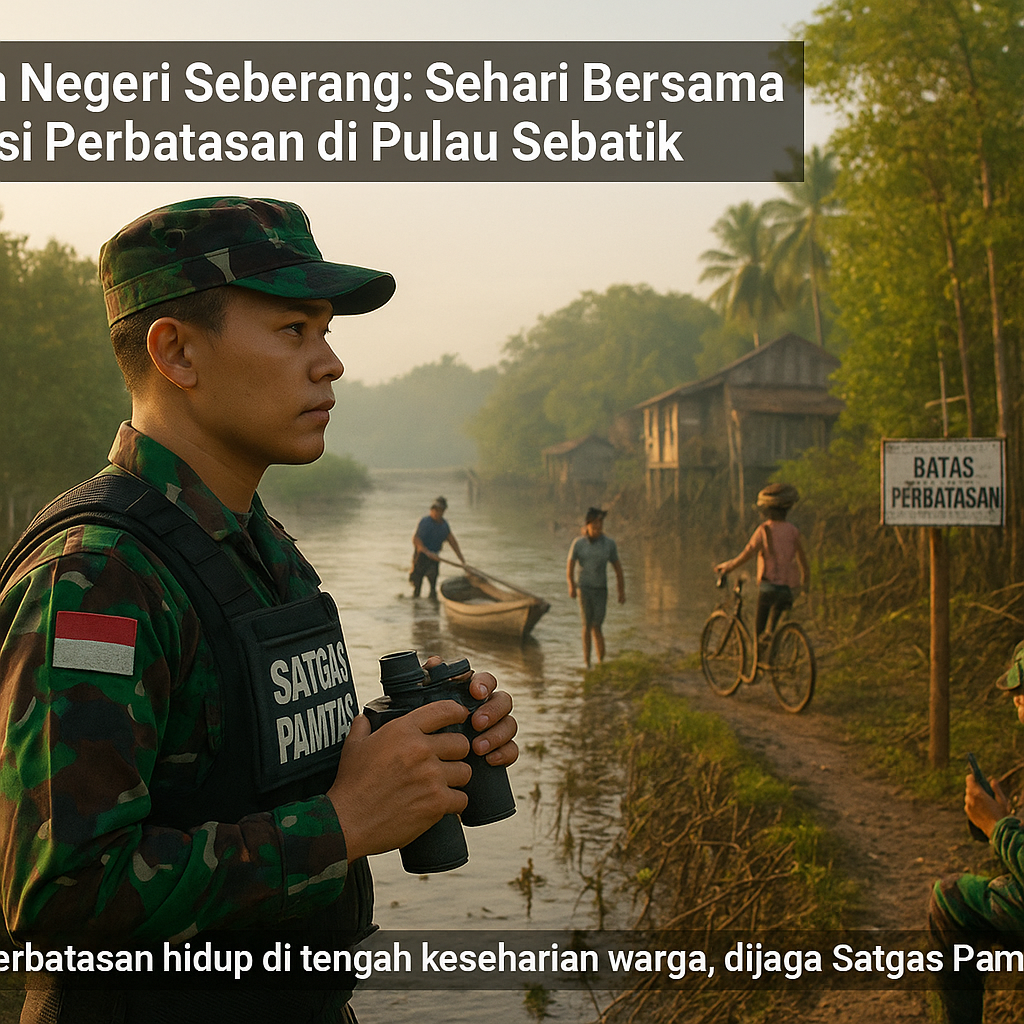 Jaga Negeri Seberang: Sehari Bersama Polisi Perbatasan di Pulau Sebatik