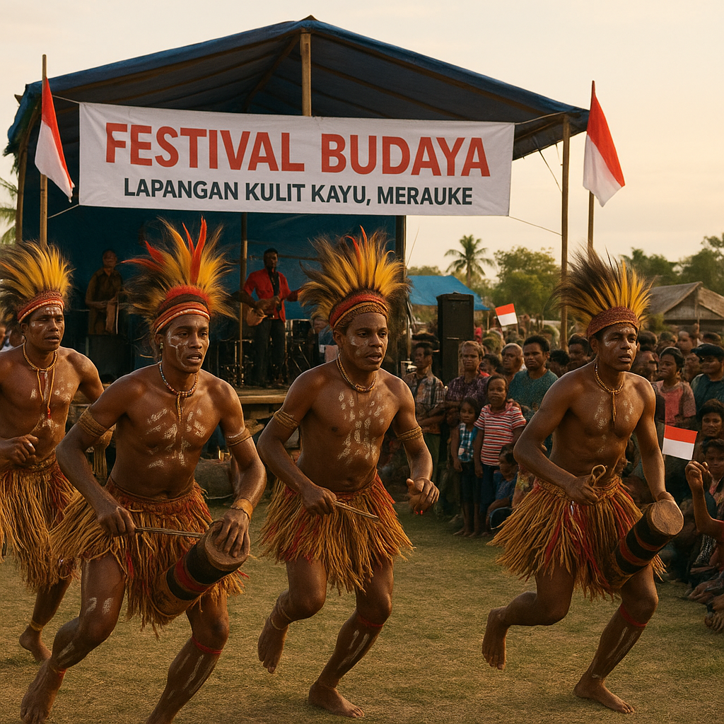 Festival Budaya di Perbatasan RI-PNG Memperkuat Identitas Nasional