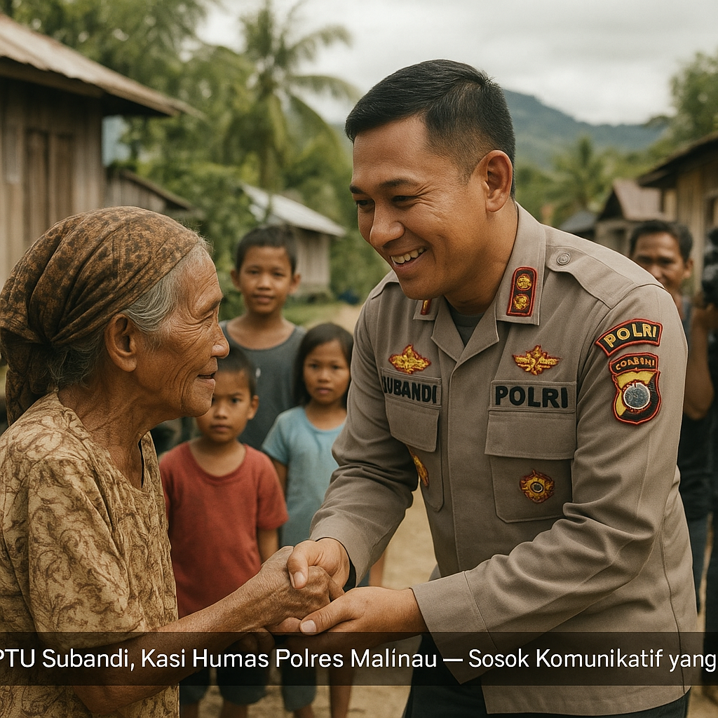 AIPTU Subandi, Kasi Humas Polres Malinau Sosok Komunikatif yang Humble dengan Publik