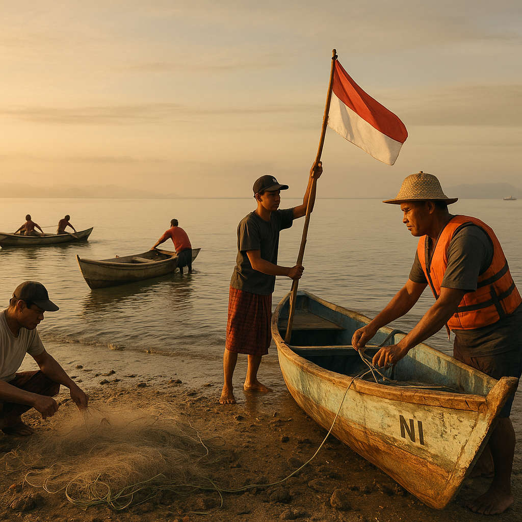 Lensa Jurnalis di Miangas: Suasana Pagi di Pulau Terdepan yang Dihidupi Nelayan